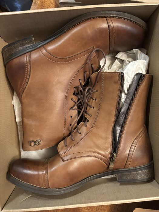 Buty Lasocki sznurowane botki sztyblety