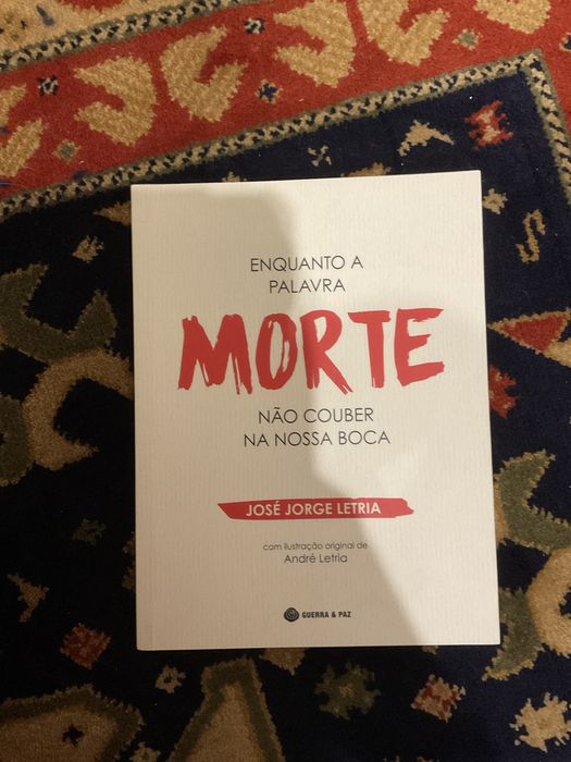 Livro jose jorge letria - enquanto palavra morte nao couber boca