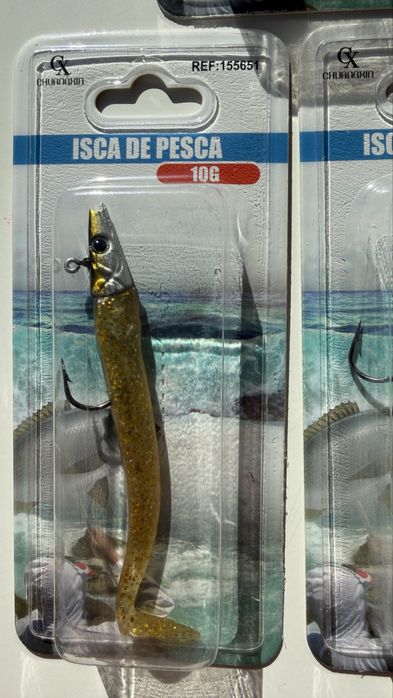 Iscas pesca amostras qualidade
