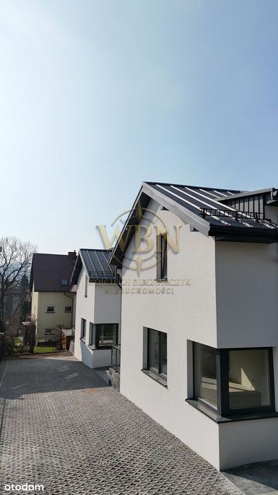 Dwupoziomowe mieszkanie z ogródkiem i tarasem | Myślenice | parking w