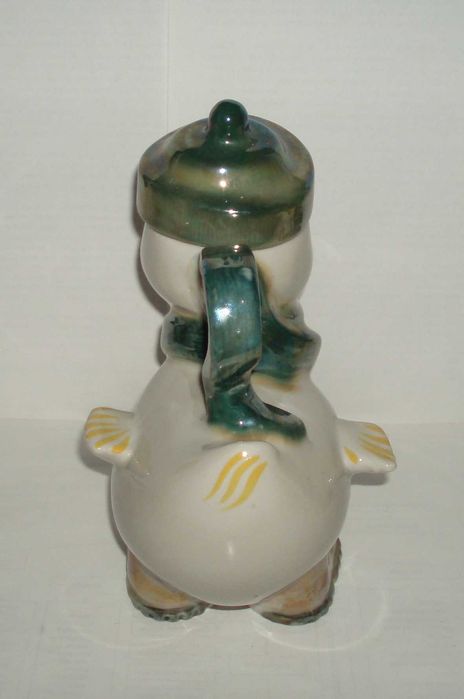 Кувшин чайник утёнок Полонное винтаж фарфор