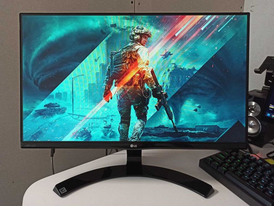 Монитор 23" LG 23MP68VQ-P / IPS / Full HD / Безрамочный + HDMI кабель