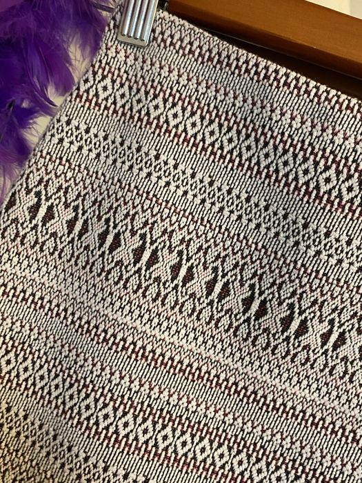 Krótka spódniczka we wzorki boho filoetowa reserved rozmiar S