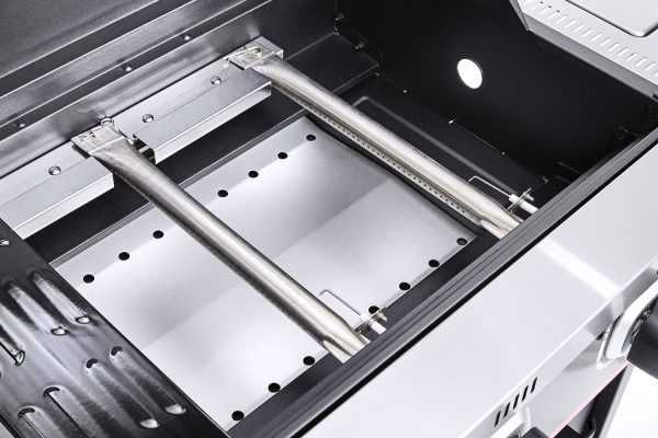 Grill Gazowy Ogrodowy ŻELIWNY Ruszt Nierdzewny Hamson 13,2kW 3+1 Mocny