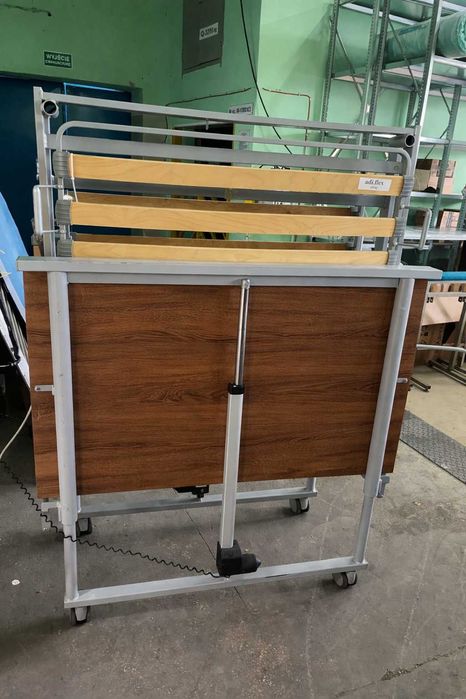 łóżko rehabilitacyjne szerokie łóżko elektryczne 120x200 materacem !