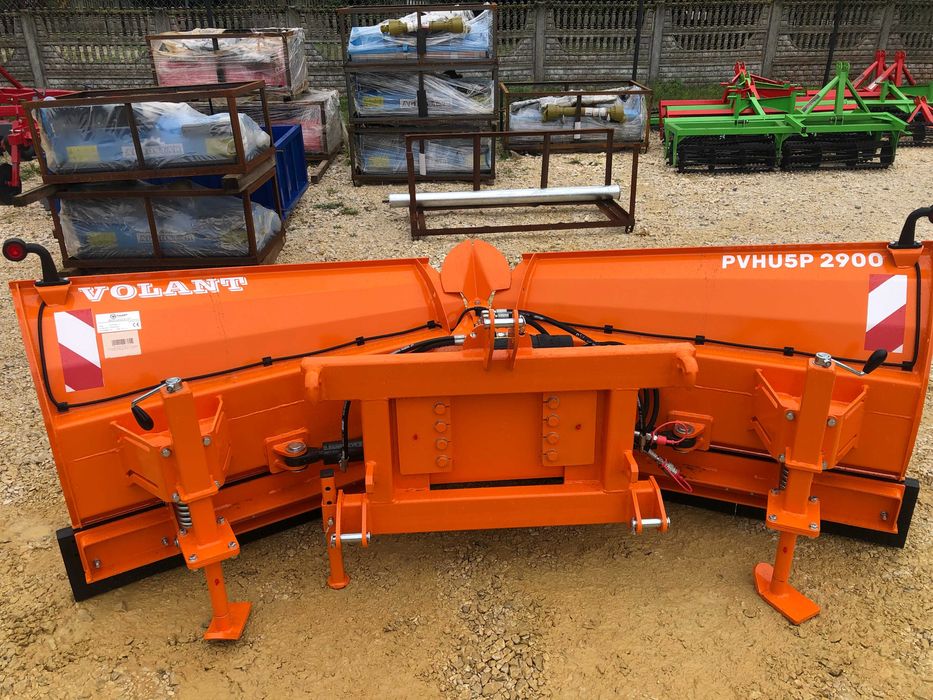 Nowy masywny pług do śniegu hydrauliczny VOLANT GWARANCJA 2,5/3,2m