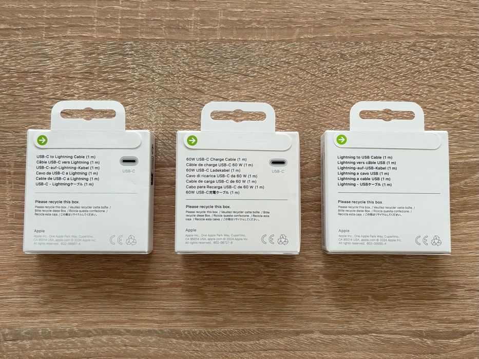 Кабель шнур Apple Оригінал 100% Lightning | Type-C | USB