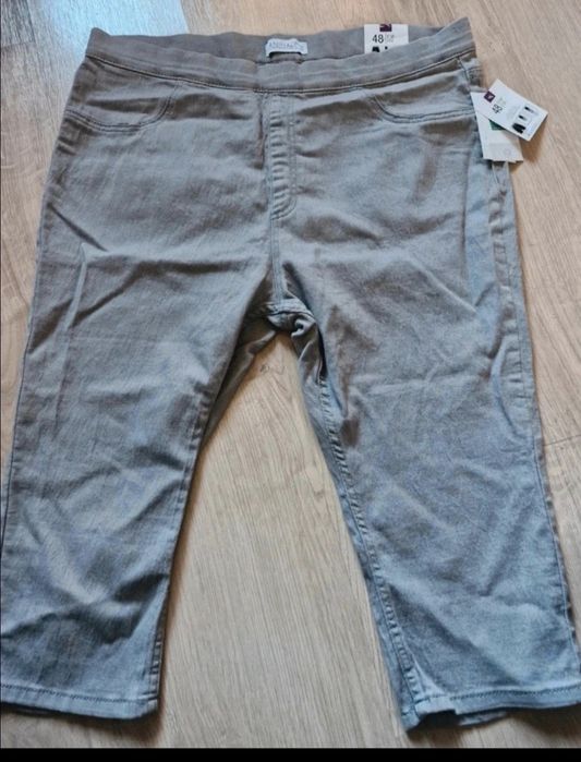 Spodnie nowe damskie 3/4 rozm 48