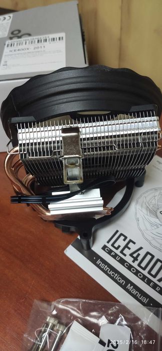 Кулер процесора Aigo ice400x, 4 трубки, RGB, 4Pin, Intel AMD