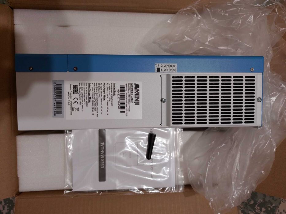 В НАЛИЧИИ Инвертор ANENJI 4200W 24V Powmr Anern Easun B2A8S20P + WI-FI