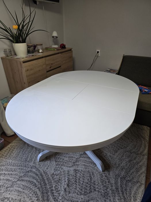 Rozkładany okrągły stół 110/155