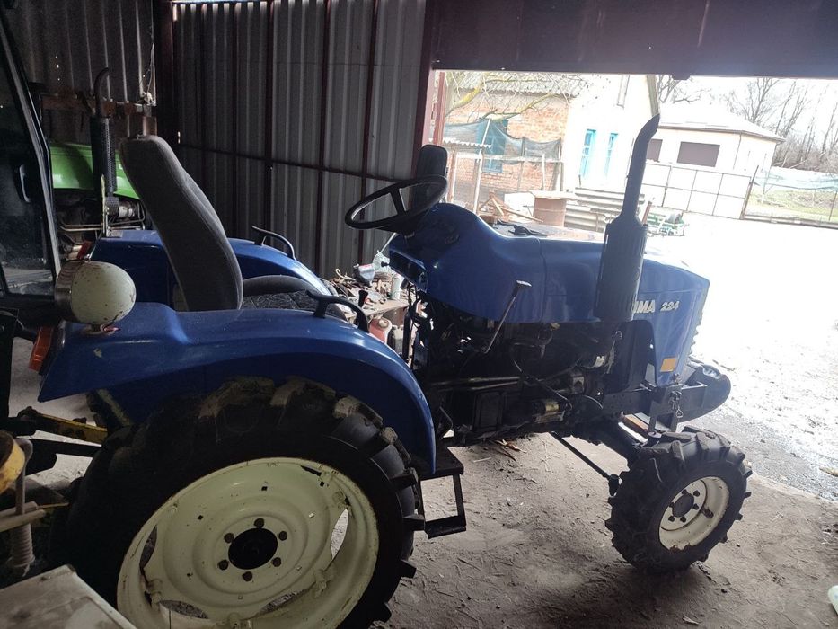 Повнопривідний мінітрактор JINMA 224