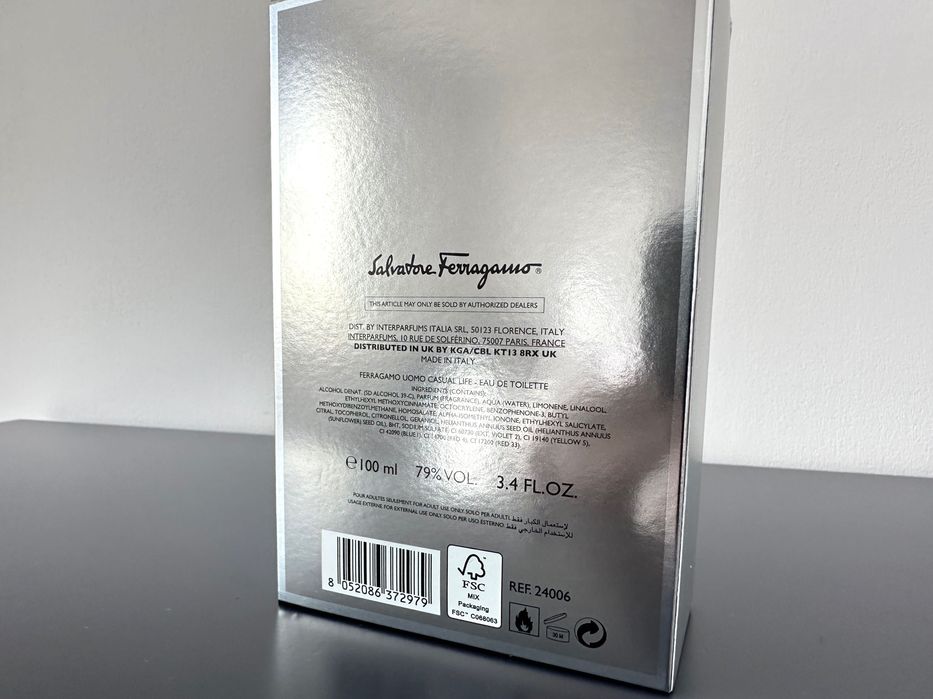 Salvatore Ferragamo UOMO Casual Life woda toaletowa 100 ml perfumy