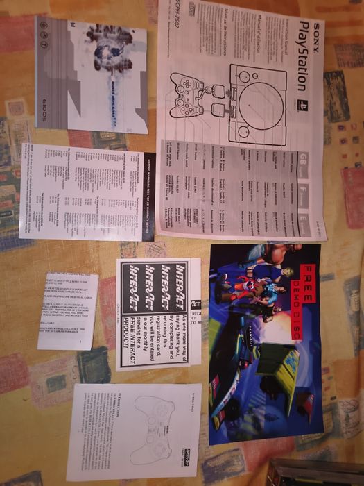 Psx // komplet // instrukcja, 10 gier