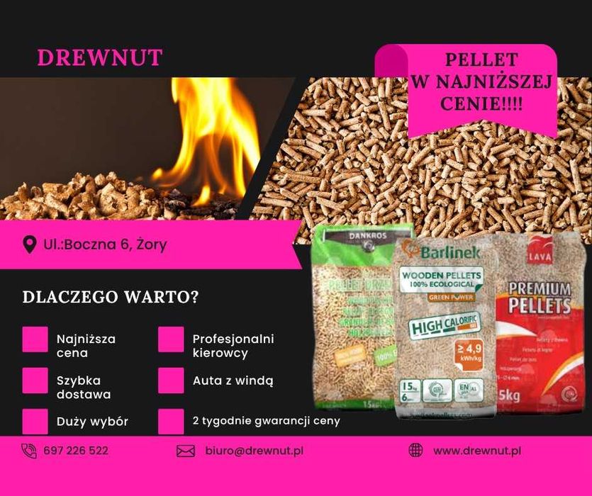 Pellet NAJTAŃSZY oraz pellet Olczyk Lava Feniks A2 A1 Gratis