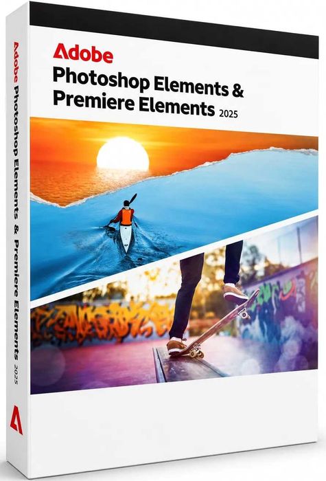 ADOBE PHOTOSHOP & PREMIERE ELEMENTS 2025 / Bezterminowa Komercyjna