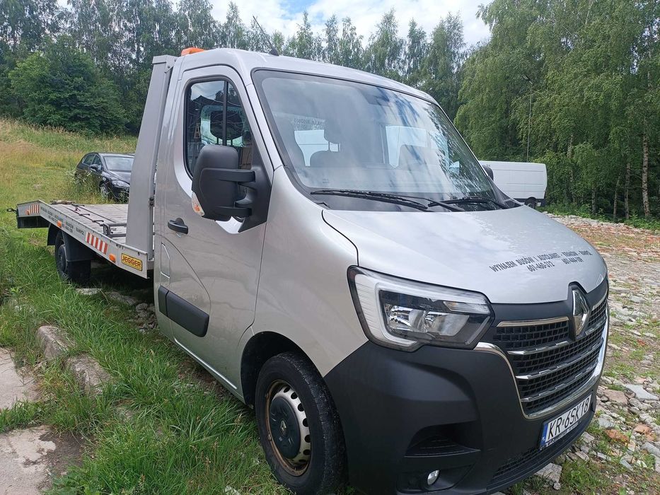 wynajem przyczepa laweta  autolaweta bez limitu kilometrów