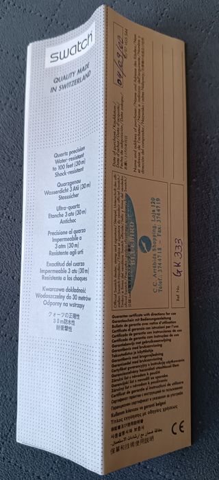 Relógio Swatch "a escola" edição limitada