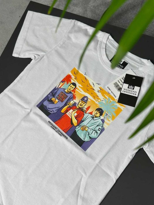 Футболка Weekend Offender Ronnie • WK Біла • XS - XXL