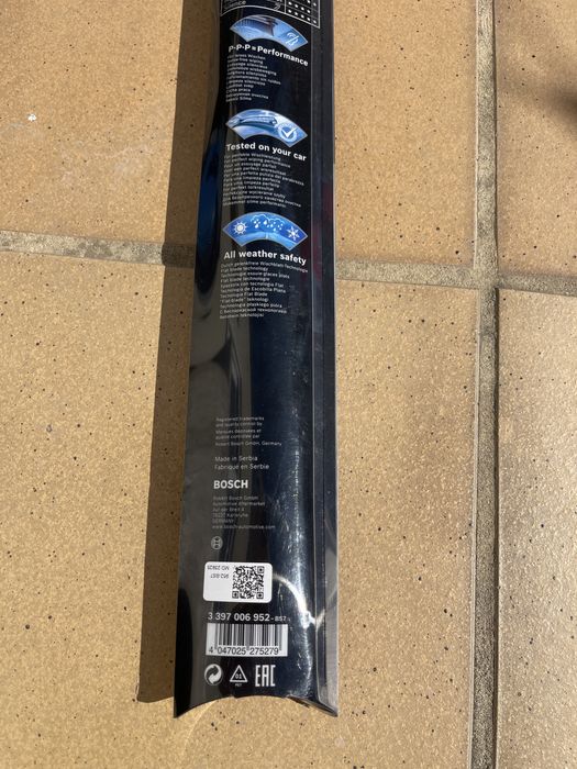 Limpa para-brisas duplo Bosh Aero para automóveis, ap650 U, 650mm/26'