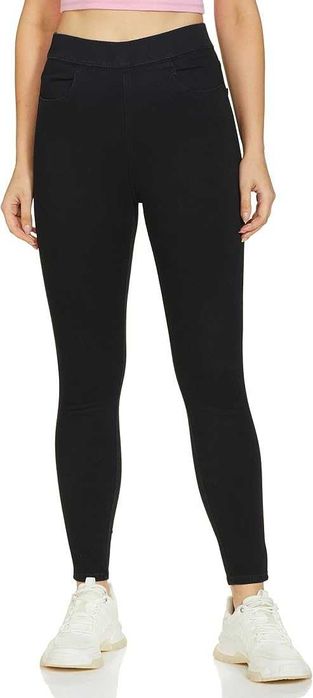 LEVIS Mile High Pull Damskie Spodnie Czarne Wysoki Stan 26