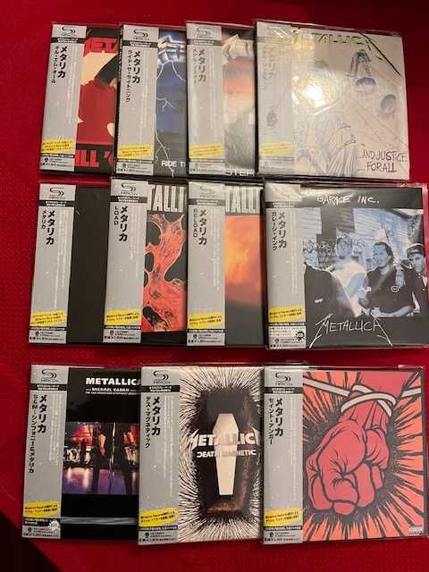 Caixa Completa de 11 SHM-CDs dos METALLICA da Universal Music Japan