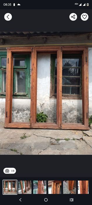 Окна деревянные 6 шт