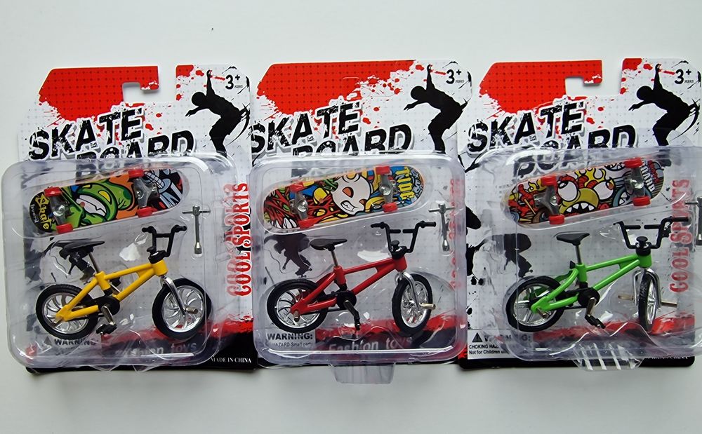 Rower deskorolka zestaw manualnych zabawek +Niespodzianka GRATIS