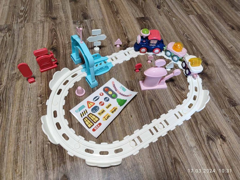 Залізниця дитяча. Паровозик. Потяг. Поїзд.