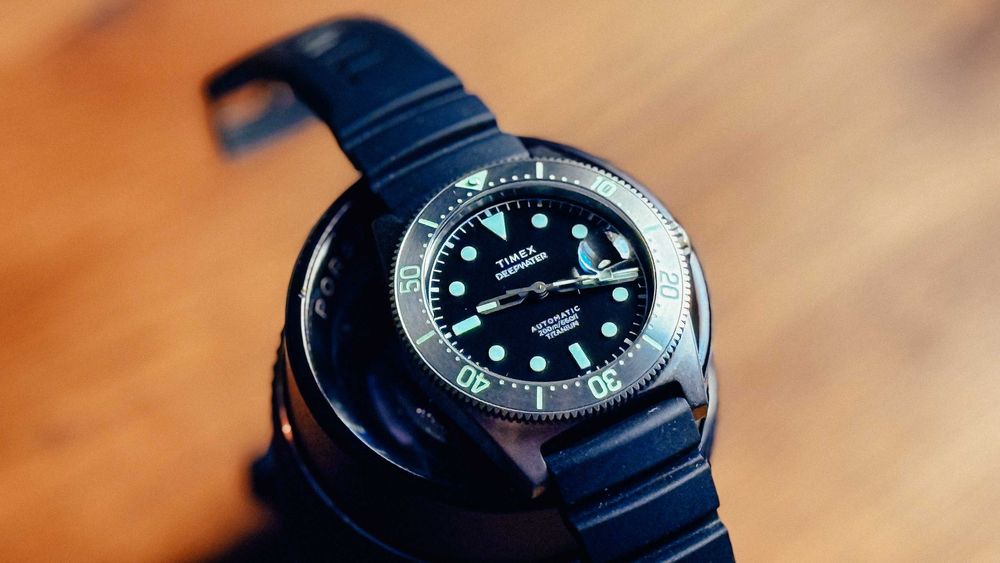 Zegarek Timex Deepwater Reef 200 Titanium Automatic - stan idealny