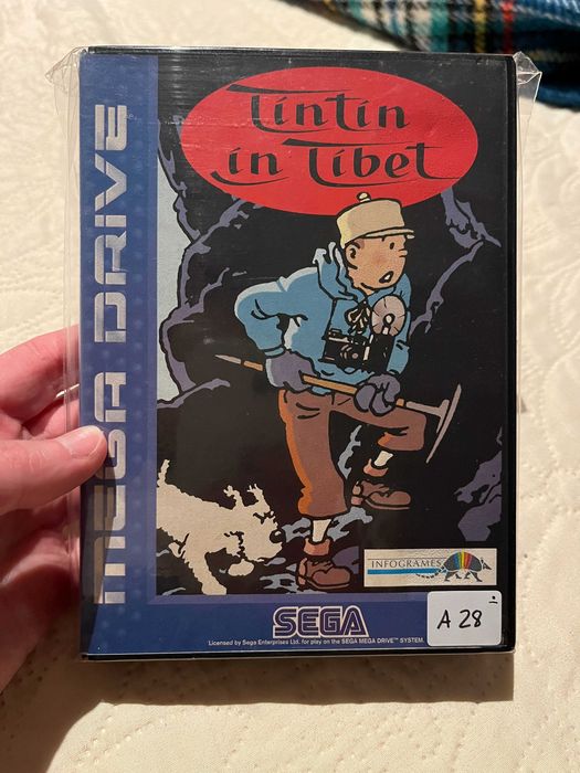 [Mega Drive] Vendo jogo Tintin in Tibet completo