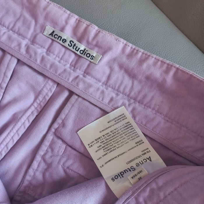 Acne Studios! Оригінал! Шикарні лавандові жіночі брюки