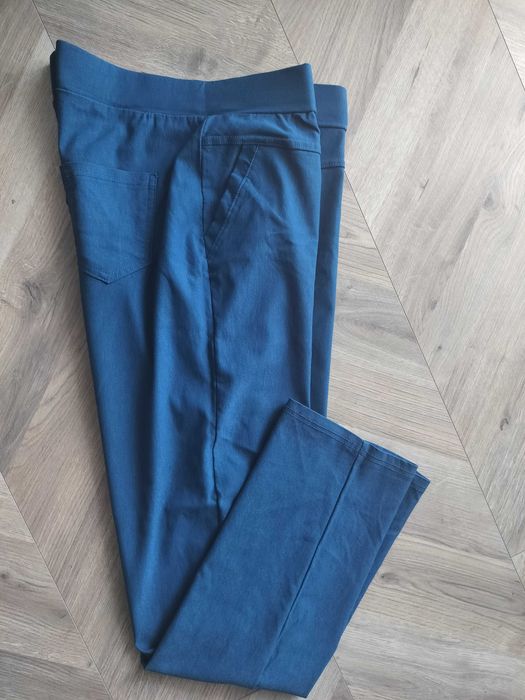 Spodnie damskie 46 treginssy lycra otulające kieszenie 3XL Okazjapas94