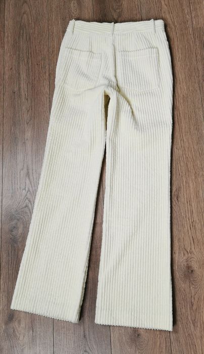 Zara Spodnie Damskie Sztruksowe flare xl