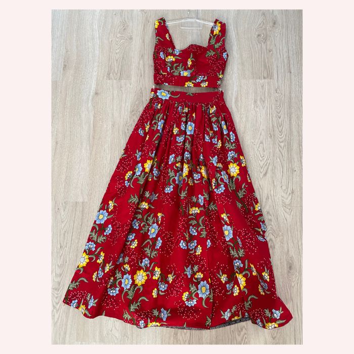 African Print Co Ord Conjunto Saia Macacão XL