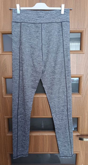 Legginsy damskie kolor jasny szary firma H&M rozmiar M