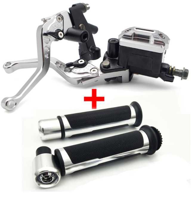 Pompa hamulcowa + Kamki sprzęgła i hamulca + Manetki + Ciężarki