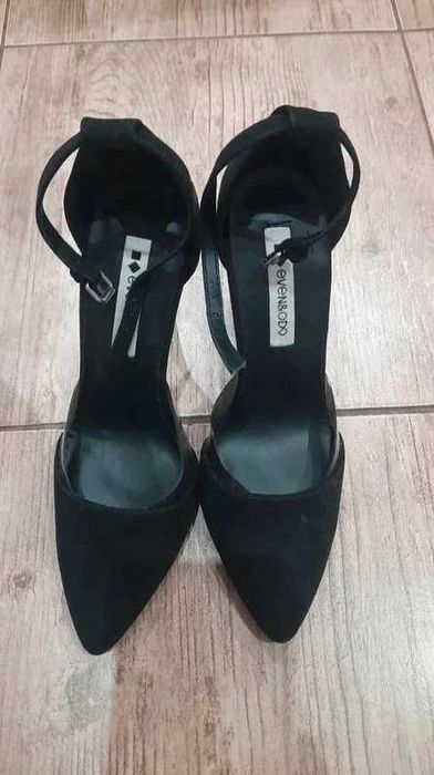 Even&Odd czarne szpilki zapięcie rozmiar 36