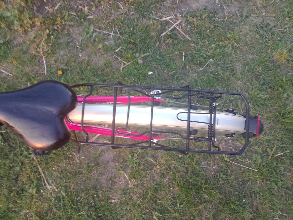Różowy rower damka