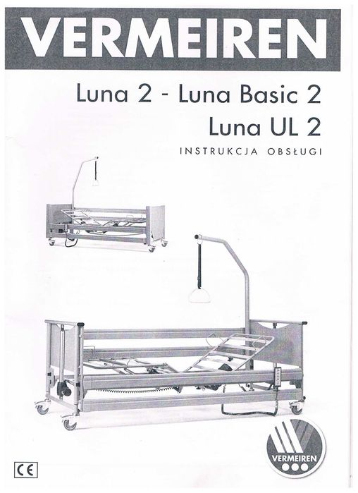 Łóżko rehabilitacyjne - pielęgnacyjne Luna Basic 2