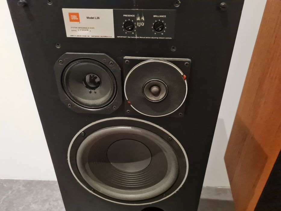 JBL L-36 po wymianie zawieszenia