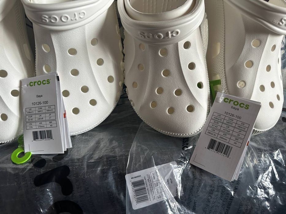 Крокси сабо Crocs Classic 42 розмір білі кроксы обувь крокс классик