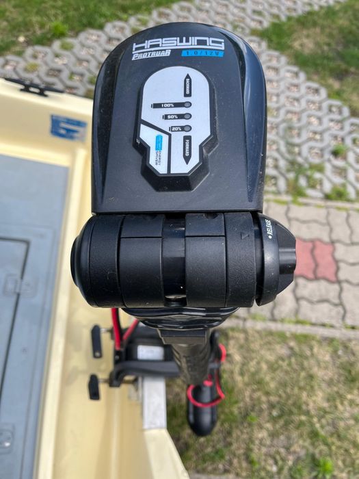 Łódź wedkarska wraz z wyposarzeniem