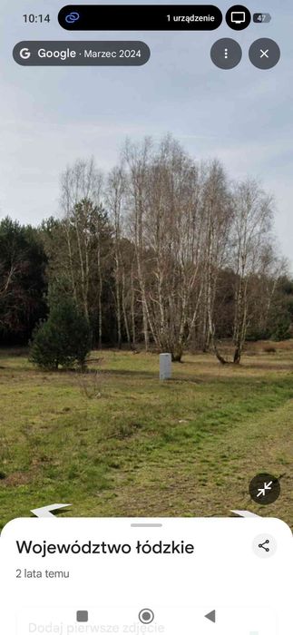 Sprzedam działkę budowlaną 1000m Stoki Drużbice 8 km do Belchatowa - Widok 2