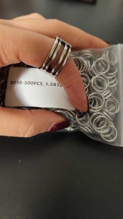 Anilhas aço inoxidável 1,5x12mm