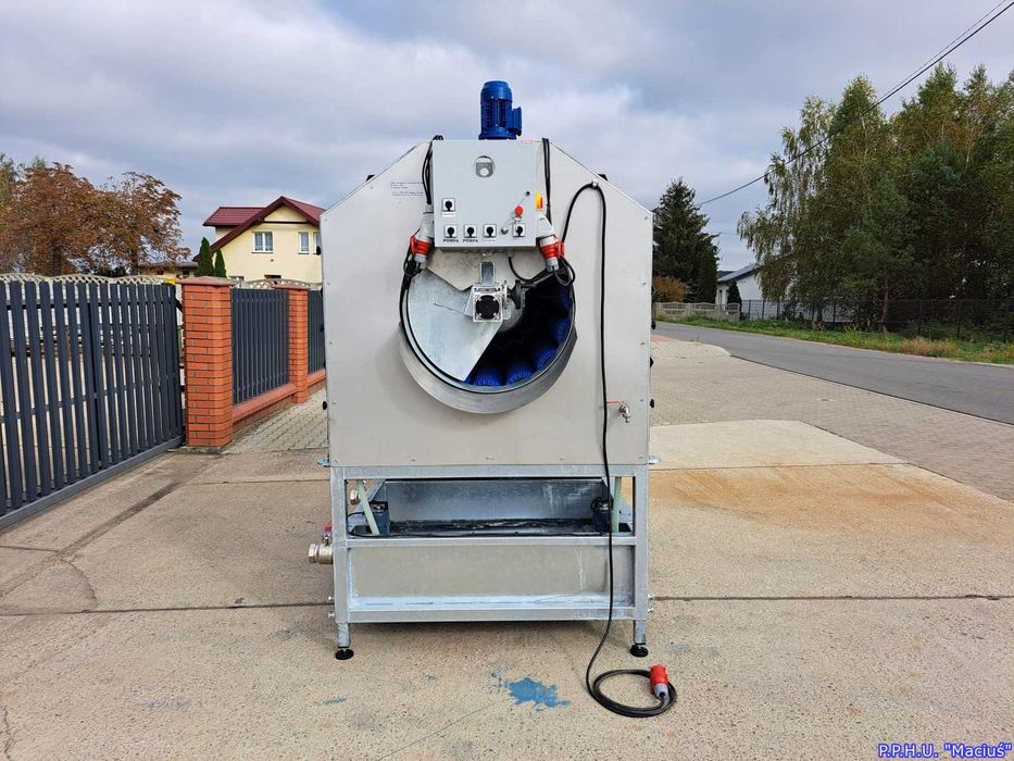 Nowa myjka szczotkowa - szczotkarka wahadłowa do warzyw MS-3000