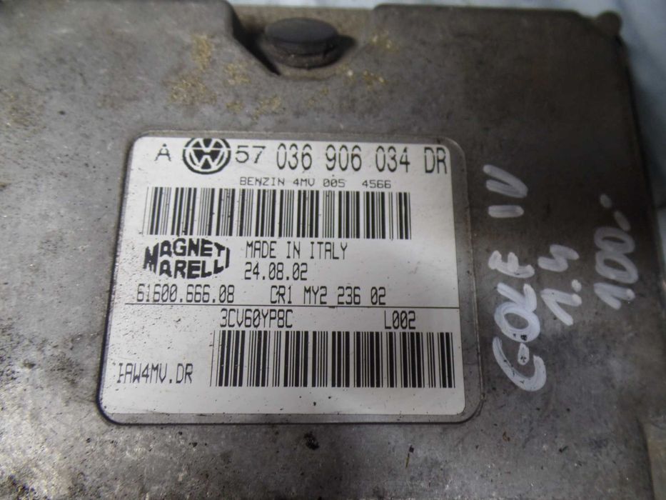 Maj66 Sterownik silnika komputer volkswagen golf IV 1.4 wysyłka