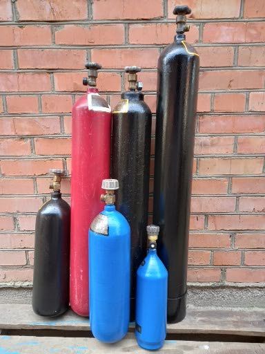 Балон кисень вуглекислота азот