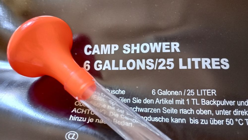 Prysznic solarny mobilny 25 litrowy Nowy