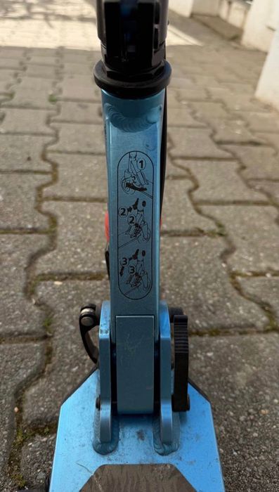 Trotinete com Travão no Guiador e Suspensão Criança MID 5 Grafismo Azul
